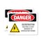 Signmission Generator Neutral Is Not Bonded, 7 in W x Rectangle, Vinyl Decal OS-2PACK-DS-D-57-L-2206 - alternate 1